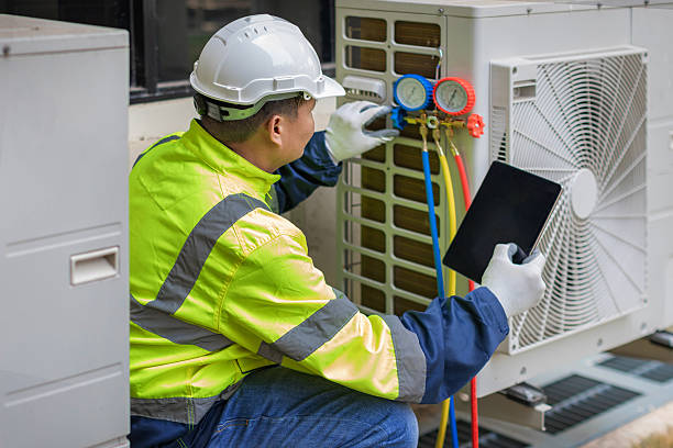 Professional Air Conditioning Repair technician working in Portsmouth, VA